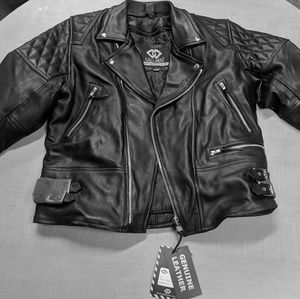 Mens Gallanto Genuine Leather Jacket NWT